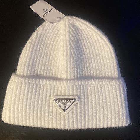 men prada hat|off white Prada beanie.